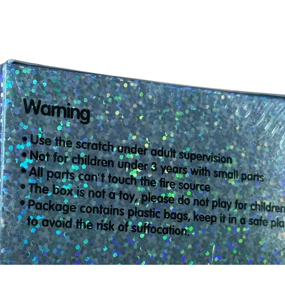 Holographic Scratch Notes Mini Rainbow Scratch Art Kids‎ Craft Artist Kit ZMLM